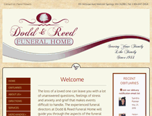 Tablet Screenshot of doddreedfh.com